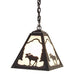 Rustic Lighting | Timber Ridge Moose Pendant | The Cabin Shack 