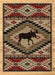 Autumn Moose Rug Rug | The Cabin Shack