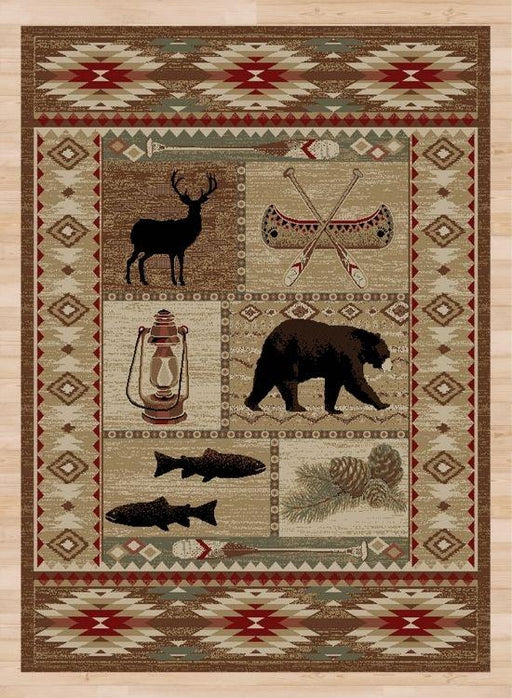 Canoe Camp Rug | The Cabin Shack