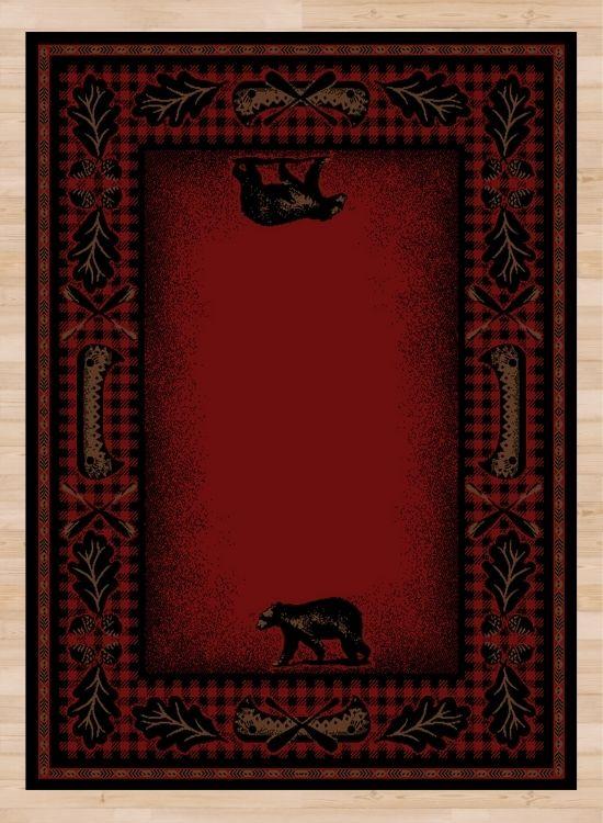 Bear Hearth Rug The Cabin Shack