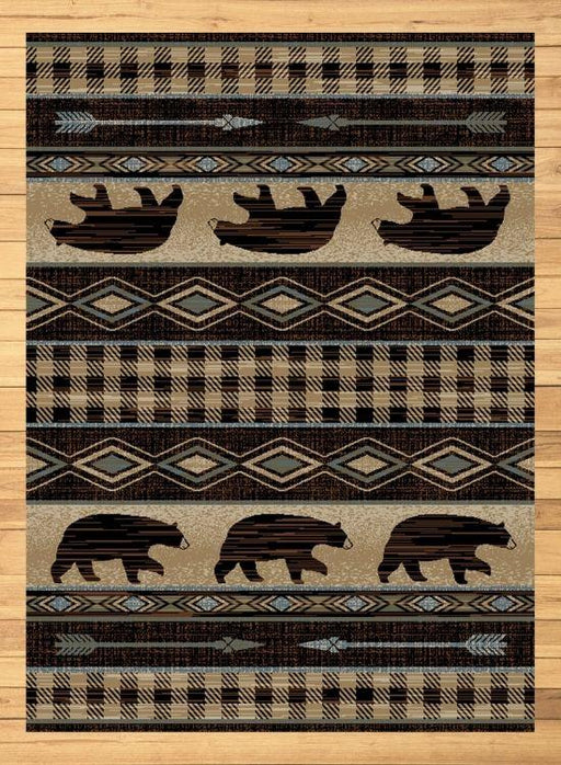 Bear Lodge Tan Rug | The Cabin Shack