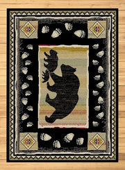 Bears At Dusk Rug | The Cabin Shack