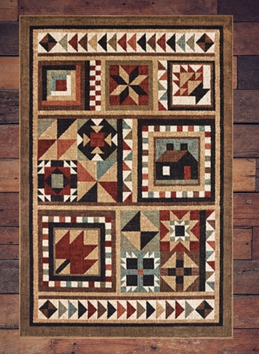 Fall Court Rug | The Cabin Shack