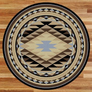 Carrizozo Spirit Round Rug | The Cabin Shack