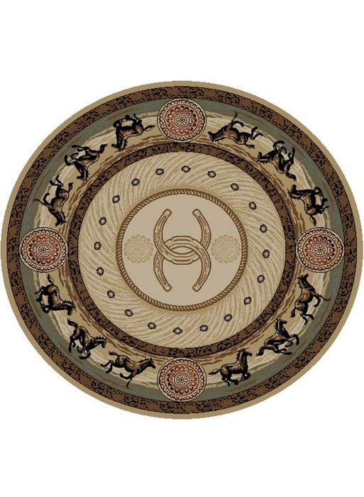 Cheyenne Round Rug | The Cabin Shack