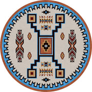 Crow Wing Cream Rug Round | The Cabin Shack