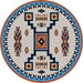 Crow Wing Cream Rug Round | The Cabin Shack