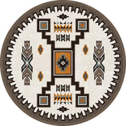 Crow Wing Saddle Rug Round | The Cabin Shack