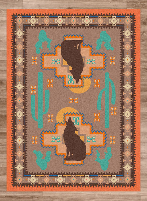 Desert Wolf Rug | The Cabin Shack