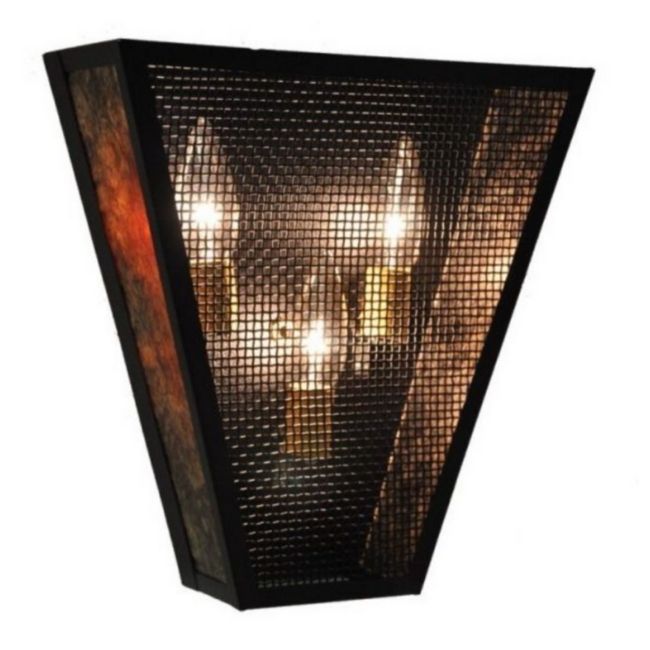 Evergreen Mesh Sconce | The Cabin Shack 