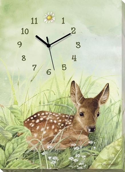 Whitetail Fawn Clock | The Cabin Shack