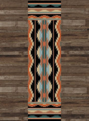 Medicine Bow Dark Rug Runner | The Cabin Shack