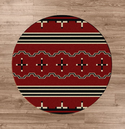 Native Cross Red Rug