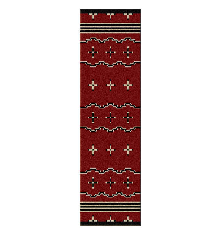 Native Cross Red Rug