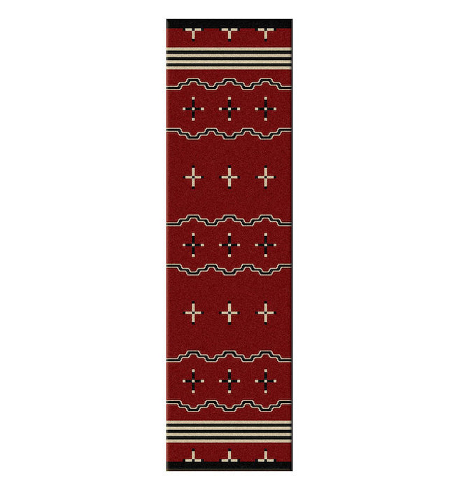 Native Cross Red Rug
