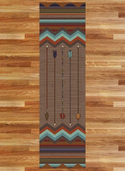 Peak Arrows Runner Rug | The Cabin Shack