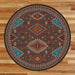 Persian Stone Round Rug | The Cabin Shack