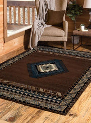 Phoenix Brown Rug | The Cabin Shack