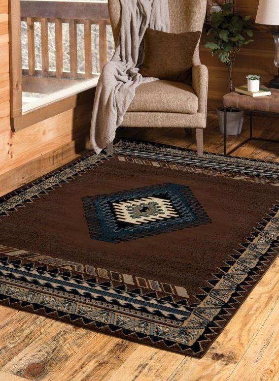 Phoenix Brown Rug | The Cabin Shack