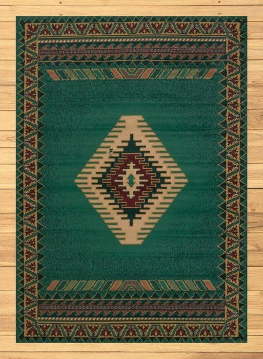 Phoenix Green Rug Overview | The Cabin Shack