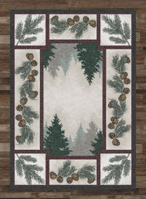 Pine Forest Rug | The Cabin Shack