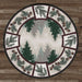 Pine Forest Round Rug | The Cabin Shack
