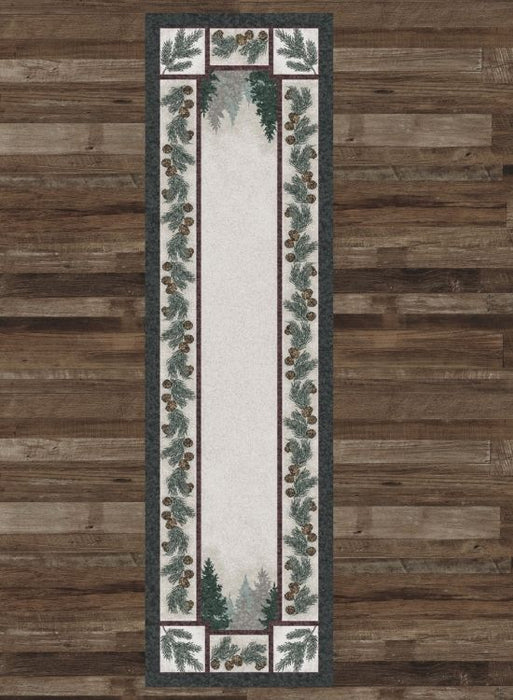 Pine Forest Runner Rug | The Cabin Shack