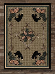 Pinewood Bear Rug | The Cabin Shack