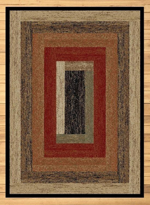 Rustic Timbers Rug | The Cabin Shack