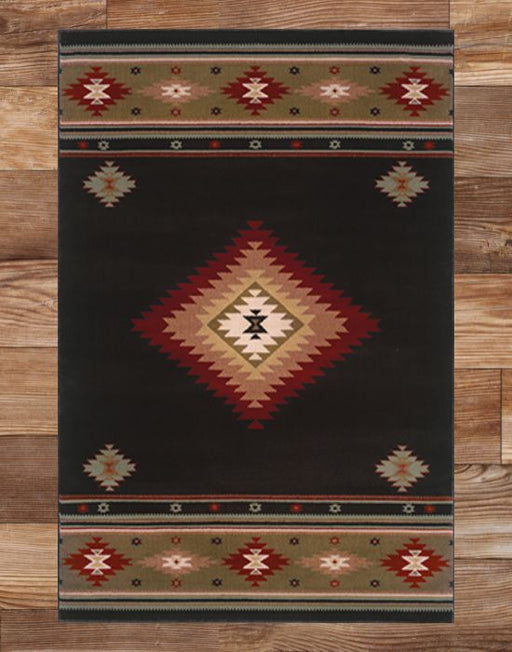 Senora Black Rug | The Cabin Shack