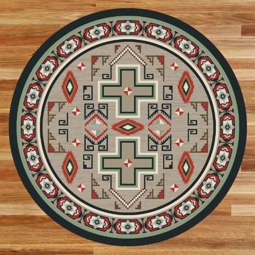 Southern Cruz Round Rug | The Cabin Shack