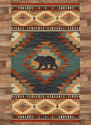 Southwest Bear Rug | The Cabin Shack