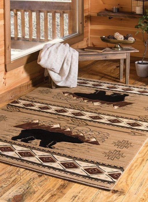 Teton Beige Rug | The Cabin Shack