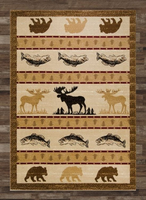 Wild Trio Lodge Rug  | The Cabin Shack