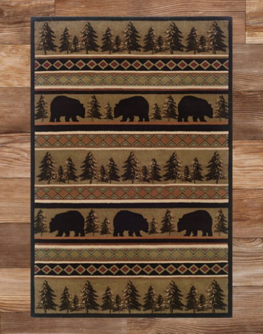 Woodland Bear Rug | The Cabin Shack